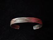 Antique Ingot Silver Cuff Bracelet  c.1890～