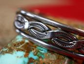 Atq【IH】CoinSilver FlatTwisted & Half-Round Wires Cuff c.1930