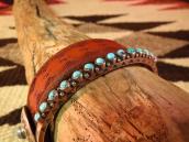 Antique Zuni Stamped Cuff with 14stone  c.1930～