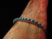 Antique Zuni Stamped Cuff with 14stone  c.1930～