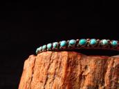 Antique Zuni Stamped Cuff with 14stone  c.1930～