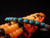 Antique Zuni Ingot Silver Cuff with 13Stone c.1930