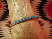 Antique Zuni Ingot Silver Cuff with 13Stone c.1930