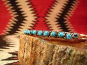 Antique Zuni Ingot Silver Cuff with 13Stone c.1930