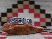 Antique Navajo Belt Buckle design Ingot Silver Cuff  c.1920～