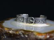 Antique Navajo Belt Buckle design Ingot Silver Cuff  c.1920～