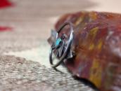 Vintage Arrow & Thunderbird & Hoop Silver Pin w/TQ  c.1945～