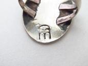 【Beauford Dawahoya】Hopi "Water Serpent" Overlay Ring c.1965～