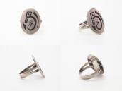 【Beauford Dawahoya】Hopi "Water Serpent" Overlay Ring c.1965～