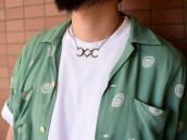 【NAVAJO GUILD】Vintage Sandcast Top Silver Necklace c.1945～