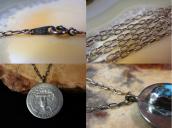 Vtg Quarter $ Coin Top w/Burnham Turquoise Necklace c.1960～