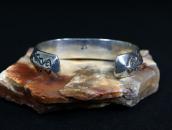 【Jack Adakai】Navajo Vtg Extra Heavy TriangleWire Cuff c.1960