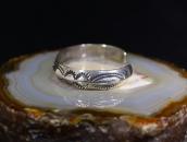 【Jack Adakai】Navajo Vtg Stamped Triangle Wire Cuff  c.1960