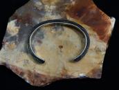 【Mark Chee】Navajo Vtg Triangle Wire Ex. Small Cuff  c.1950～