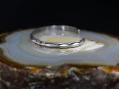 Antique Navajo 卍 Stamped Narrow Triangle Wire Cuff  c.1930