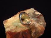 Vtg Cast Silver Men's Ring w/Spider Web Turquoise  c.1965～