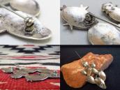 【Kit Carson】 Cactus Motif Vintage Western Silver Pin c.1990～