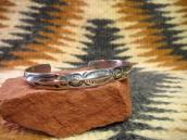 Antique Arrows Stamped Triangle Wire Cuff Bracelet  c.1920～