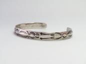 Antique Arrows Stamped Triangle Wire Cuff Bracelet  c.1920～