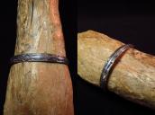 Antique Arrows Stamped Triangle Wire Cuff Bracelet  c.1920～