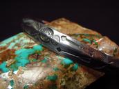 Antique Arrows Stamped Triangle Wire Cuff Bracelet  c.1920～