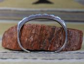 Vtg Zuni Carved Gem No.8 Turquoise Row Narrow Cuff c.1950