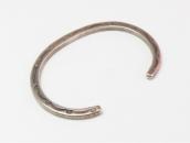 Antique Arrow Stamped Ingot Silver Narrow Bracelet c.1950～