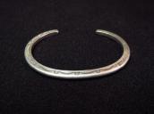 Antique Arrow Stamped Ingot Silver Narrow Bracelet c.1950～