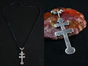 【Dyaami Lewis】Acoma Dragonfly Cross Top w/Vtg Sliver Beads