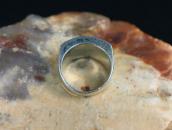 Antique Zuni Hi-Grade Godber Turquoise Inlay Ring  c.1940～