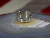 Antique Zuni Hi-Grade Godber Turquoise Inlay Ring  c.1940～