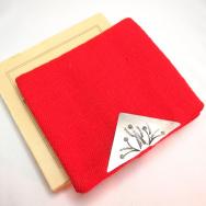 Antique 【Ganscraft】 Chimayo Purse Solid Red w/Concho  c.1940