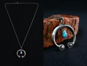 【Dyaami Lewis】 Old Naja Necklace w/Bisbee Turquoise  in 2008