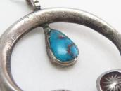 【Dyaami Lewis】 Old Naja Necklace w/Bisbee Turquoise  in 2008