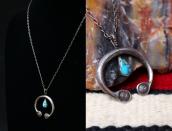 【Dyaami Lewis】 Old Naja Necklace w/Bisbee Turquoise  in 2008