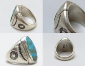 【UITA12/Mark Chee】 Vintage Ring w/Hi-Grade BlueGem TQ c.1945
