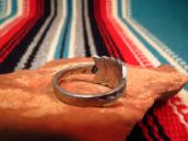 Antique Arrow Shape Stamped Silver Small Ring  c.1930～