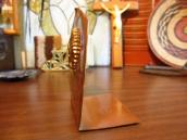 Antique Indian Head Chief Copper Bookend  c.1926
