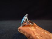 【Fred Thompson】 Navajo Gem Grade #8 TQ Silver Ring  c.1965