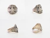 Vintage Navajo T-bird Applique Cigar Band Men's Ring c.1940～