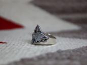 Vintage Navajo T-bird Applique Cigar Band Men's Ring c.1940～