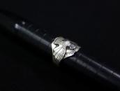 Vintage Navajo T-bird Applique Cigar Band Men's Ring c.1940～