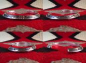 【Victor Coochwytewa】 Hopi Overlay TriangleWire Cuff c.1960 1