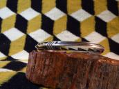 【Victor Coochwytewa】 Hopi Overlay TriangleWire Cuff c.1960 2
