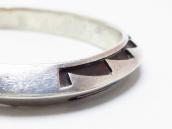 【Victor Coochwytewa】 Hopi Overlay TriangleWire Cuff c.1960 2