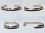 【Victor Coochwytewa】 Hopi Overlay TriangleWire Cuff c.1960 2