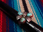 Vintage Tripartite Ring w/3 Spiderweb TQ c.1960