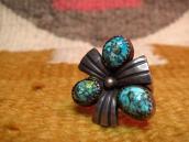 Vintage Tripartite Ring w/3 Spiderweb TQ c.1960