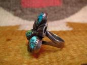 Vintage Tripartite Ring w/3 Spiderweb TQ c.1960