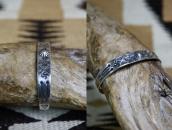 Atq Navajo 卍 Thunderbird & Arrows Stamped Silver Cuff c.1930